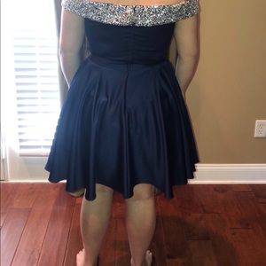 Navy blue dress